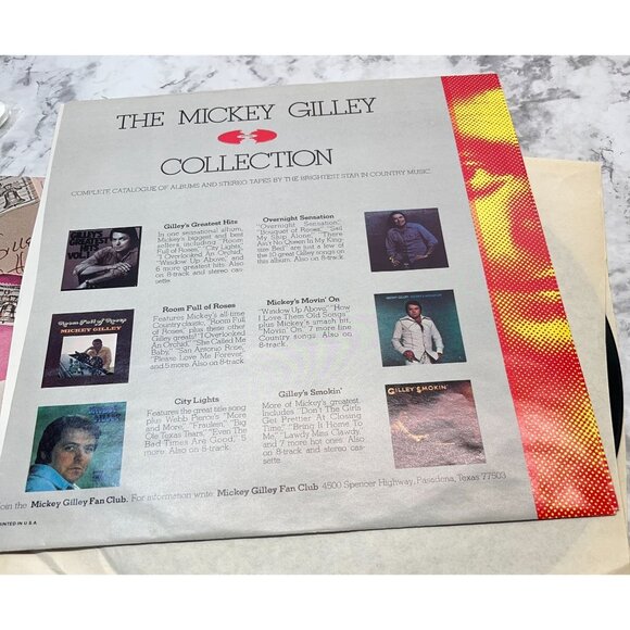 Mickey Gilley First Class Vinyl LP Country Radio Station Copy 1977 Playboy - Picture 4 of 8